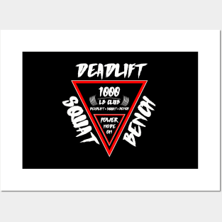 Squat Bench Deadlift Powerlifting Posters and Art